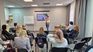 В УКЦ "Алгоритм-С" прошел мастер-класс «Голос, как бизнес-инструмент».