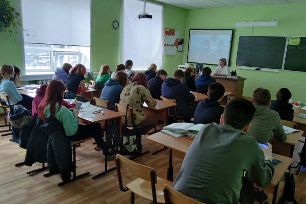 Ордынском Аграрном колледже в рамках работы по проекту "Школа информационной безопасности" 